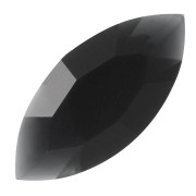 Cabochon navette Aurora A4200 10x5 mm - Jet x1