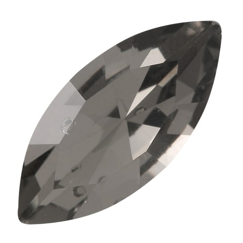 Cabochon navette Aurora A4200 10x5 mm - Black Diamond x1