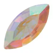 Cabochon navette Aurora A4200 10x5 mm - Crystal AB x1
