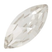 Cabochon navette Aurora A4200 10x5 mm - Crystal Silver Shade x1|raw }}