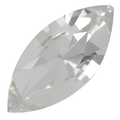 Cabochon navette Aurora A4200 15x7 mm - Crystal x1