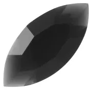 Cabochon navette Aurora A4200 15x7 mm - Jet x1