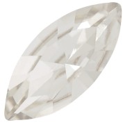Cabochon navette Aurora A4200 15x7 mm - Crystal Silver Shade x1|raw }}