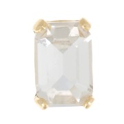 Cristal serti Aurora A4610 Step Cut Octagon 6x4 mm - Doré - Crystal x1|raw }}