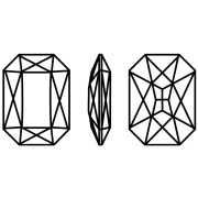 Cabochon octogone Aurora A4627 18x13 mm - Crystal Electric Green x1