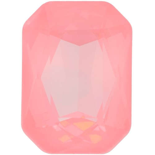 Cabochon octogone Aurora A4627 18x13 mm - Crystal Powder Rose Delite x1