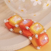 Cabochon octogone Aurora A4627 18x13 mm - Crystal Sunshine Delite x1