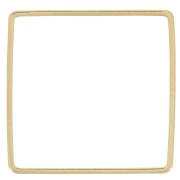 Anneaux de montage et tissage carré 20 mm - Doré x12