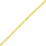 Perles  rondes 2.5 mm en pierre gemme  - Jade teinté - Jaune x38cm