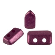 Perles en verre Piros® par Puca® 2x5 mm - Chatoyant Burgundy x10g|raw }}