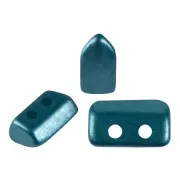 Perles en verre Piros® par Puca® 2x5 mm - Pastel Petrol x10g