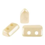 Perles en verre Piros® par Puca® 2x5 mm - Pastel Cream x10g