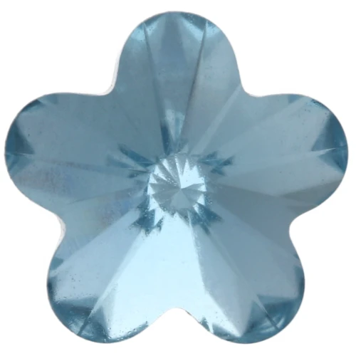 Cabochon Fleur PureCrystal 4744 10 mm Aquamarine x1
