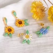 Clous d'oreilles boule 4 mm - Doré à l'or fin x20