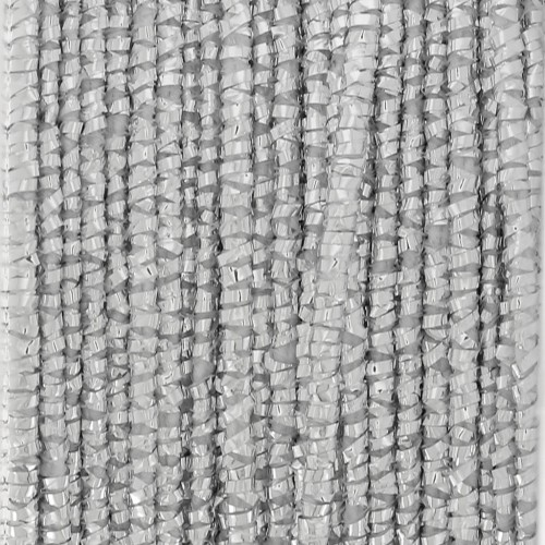 Bobine de fil Giza Elastico fabrication italienne 1 mm - Argenté x30m