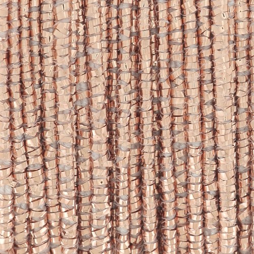 Bobine de fil Giza Elastico fabrication italienne 1 mm - Doré rose x30m