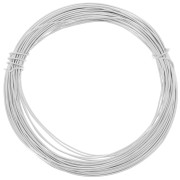 Fil en aluminium anodisé 0.8 mm - Argenté x10m|raw }}