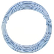 Fil en aluminium anodisé 1 mm - Bleu ciel x10m