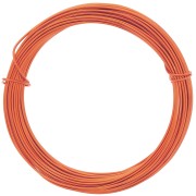 Fil en aluminium anodisé 1 mm - Orange foncé x10m
