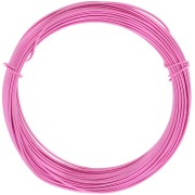 Fil en aluminium anodisé 1 mm - Rose foncé x10m