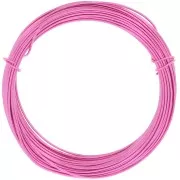 Fil en aluminium anodisé 1 mm - Rose foncé x10m