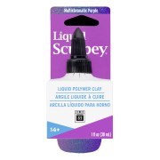 Pâte liquide Sculpey - Argile liquide à cuire - Violet multichrome x30ml