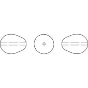 Poires nacrées PureCrystal 5821 11x8 mm Rosaline Pearl x5