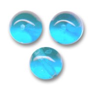 Perles en verre tchèque rondes  3 mm Aquamarine x50|raw }}