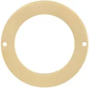 Intercalaire rond évidé 35 mm - Acier inoxydable 316L Doré x1