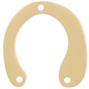 Intercalaire chandelier forme U design 22x21 mm - Acier inoxydable 316L Doré x1