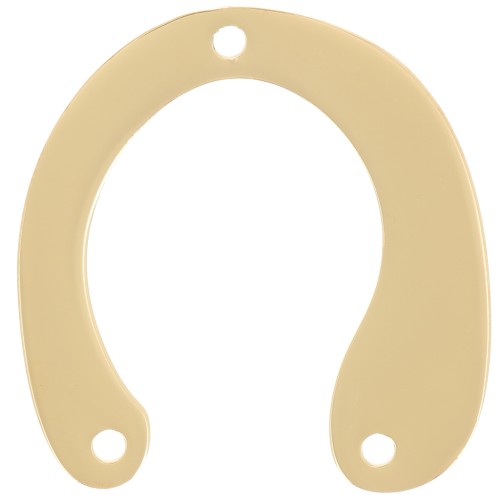 Intercalaire chandelier forme U design 22x21 mm - Acier inoxydable 316L Doré x1