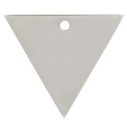 Breloque triangle 15x13 mm - Acier inoxydable 316L x1|raw }}