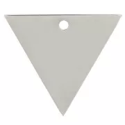Breloque triangle 15x13 mm - Acier inoxydable 316L x1
