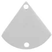 Intercalaire triangle 12x12.5 mm - Acier inoxydable 316L x1