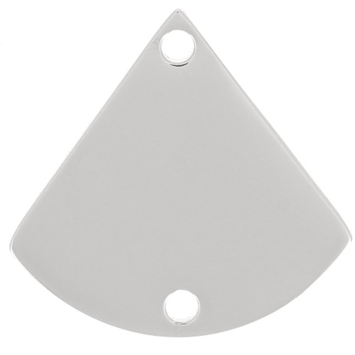 Intercalaire triangle 12x12.5 mm - Acier inoxydable 316L x1