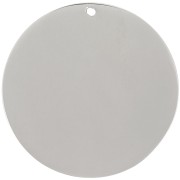 Pendentif rond 25 mm - Acier inoxydable 316L x1|raw }}