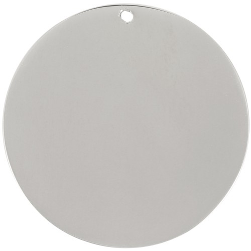 Pendentif rond 25 mm - Acier inoxydable 316L x1