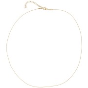 Tour de cou maille Paloma 0.6 mm - Acier inoxydable 316L Doré x48cm|raw }}