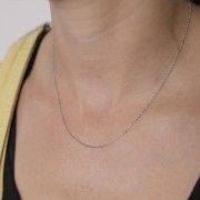 Tour de cou maille Forçat 1.2 mm - Acier inoxydable 316L x48cm