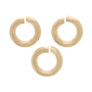 Anneaux ouverts 3.5x0.76 mm - Gold filled (or laminé)  x10