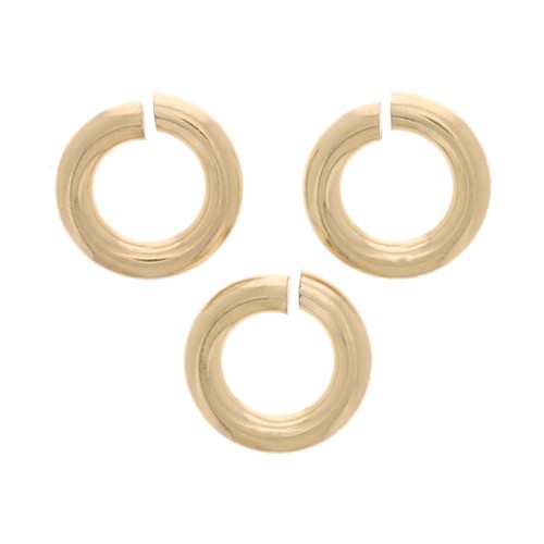 Anneaux ouverts 3.5x0.76 mm - Gold filled (or laminé)  x10