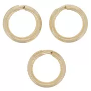 Anneaux doubles 7.2x1 mm - Gold filled (or laminé)  x5