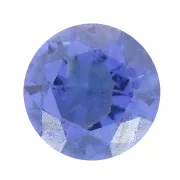Cabochon rond 3 mm en Oxyde de Zirconium - Tanzanite x1