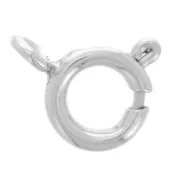 Fermoirs à ressort 5 mm avec anneau fermé - Acier inoxydable 304L x10