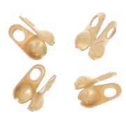 Embouts pour chaîne maille boule 1.5 mm - Acier inoxydable 304 Doré x4