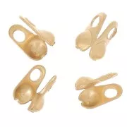 Embouts pour chaîne maille boule 1.5 mm - Acier inoxydable 304 Doré x4