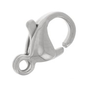 Fermoirs mousquetons 9 mm - Acier inoxydable 304L x10