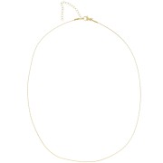 Tour de cou maille Paloma 0.9 mm - Acier inoxydable 304 Doré x48cm