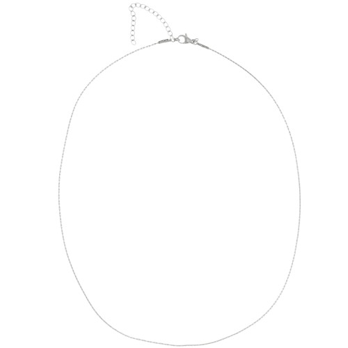 Tour de cou maille Paloma 0.9 mm - Acier inoxydable 316L x48cm