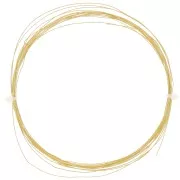 Fil souple rond 0.4 mm - Acier inoxydable 304L Doré x4m